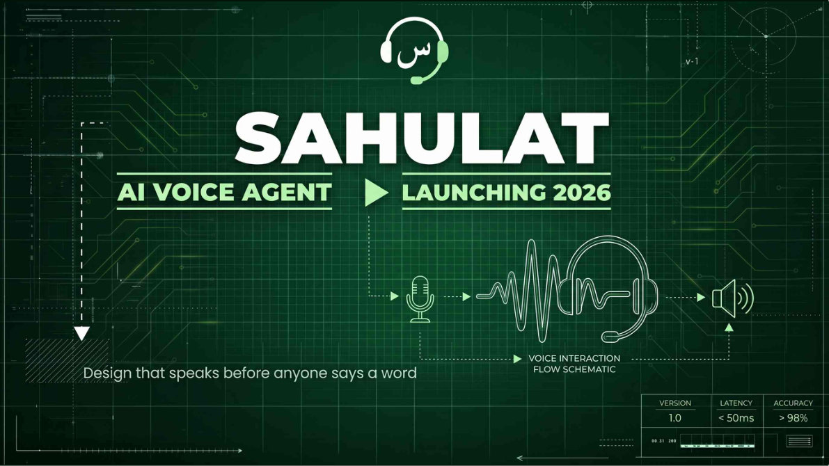 Sahulat AI voice agent brand identity