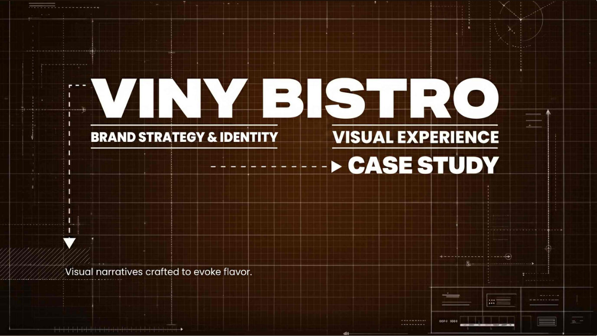 Vinyl Bistro café brand identity